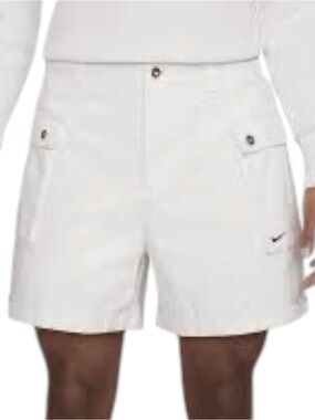 Nike Life Shorts Mens 28 Phantom White P44 Cargo Canvas Woven Cargo Utility